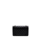 CHANEL 2.55 SMALL REISSUE FLAP  BAG AGED CALFSKIN BLACK RUTHENIUM HARDWARE