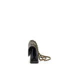 CHANEL SMALL CLASSIC DOUBLE FLAP BAG CAVIAR BLACK GHW (MICROCHIP)