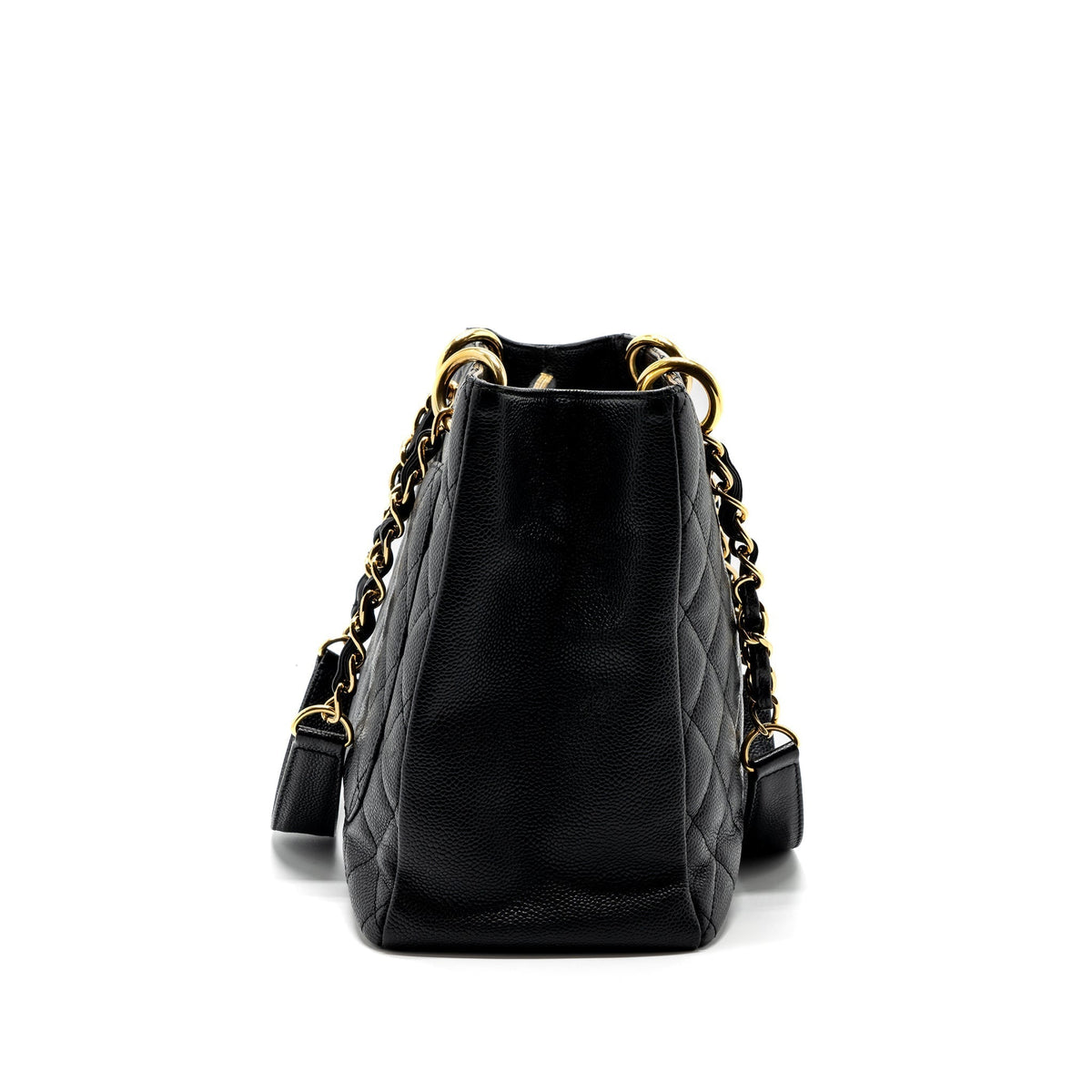 CHANEL GRAND SHOPPING TOTE CAVIAR BLACK GHW