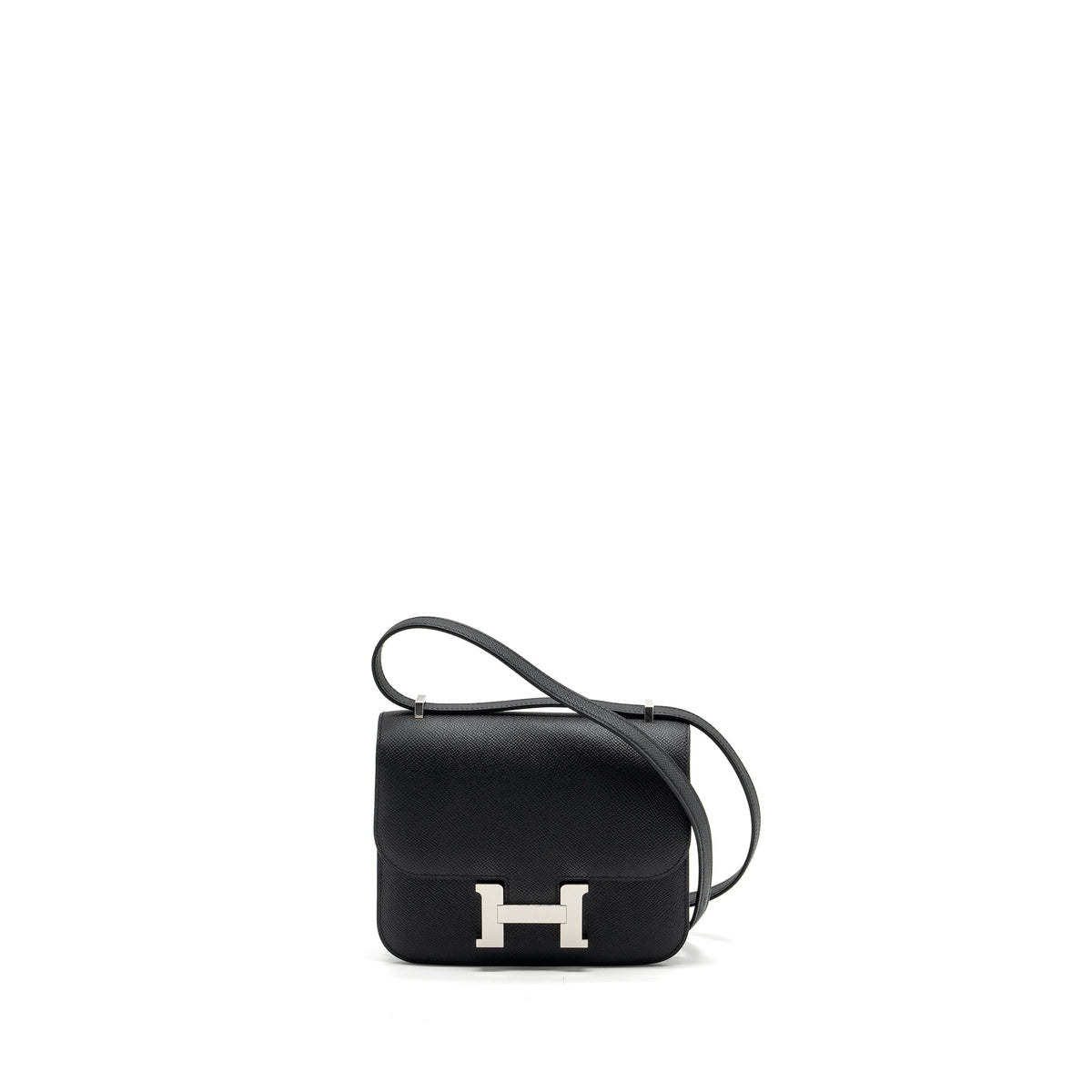 Hermes Mini Constance Epsom Black SHW (New Version)