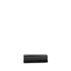 CHANEL CLASSIC WALLET ON CHAIN CAVIAR BLACK GHW (MICROCHIP)