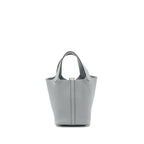 HERMES PICOTIN 18 CLEMENCE BLUE PALE GHW