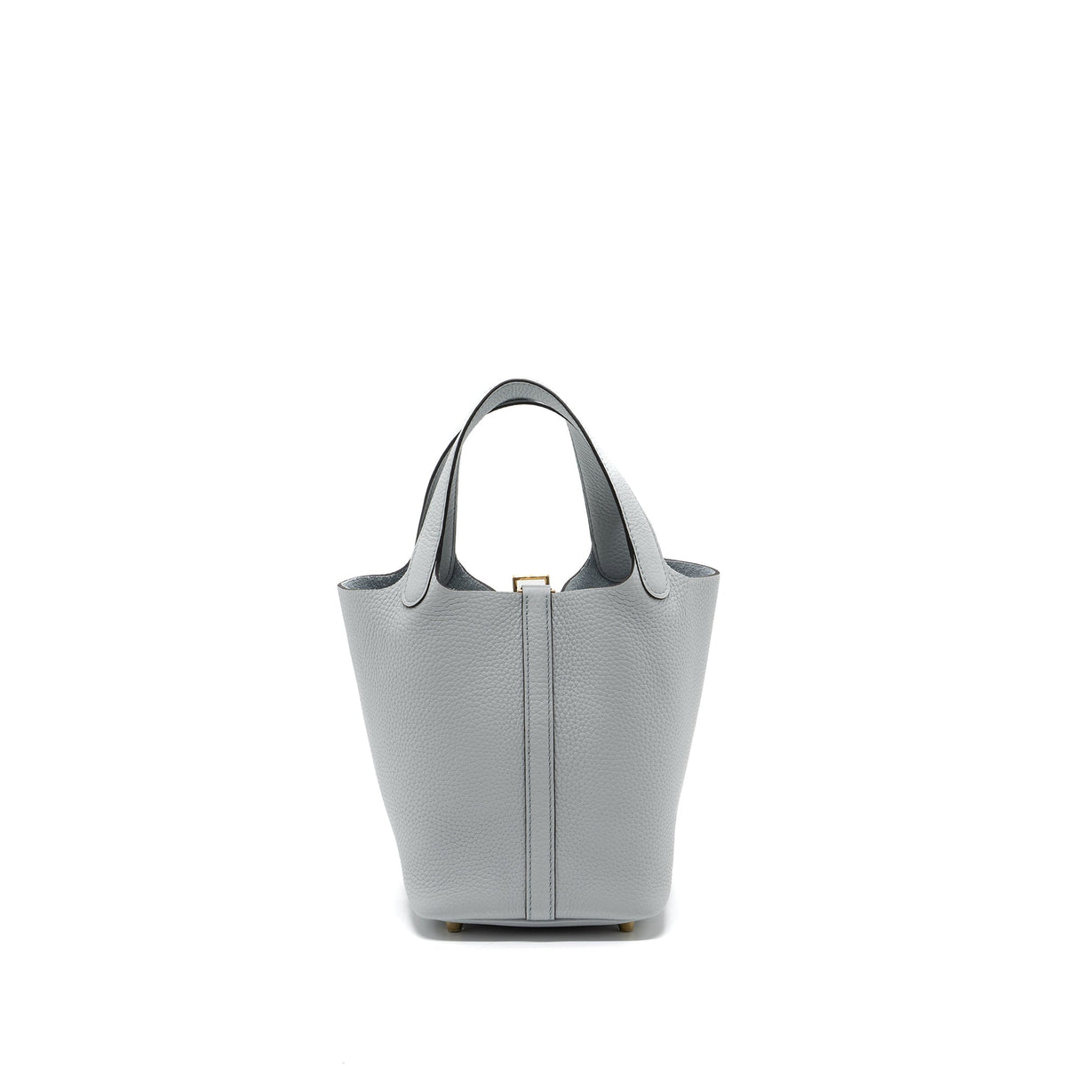 HERMES PICOTIN 18 CLEMENCE BLUE PALE GHW
