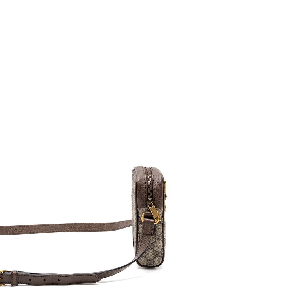 GUCCI OPHIDIA GG SHOULDER BAG CANVAS/ LEATHER MULTICOLOUR GHW