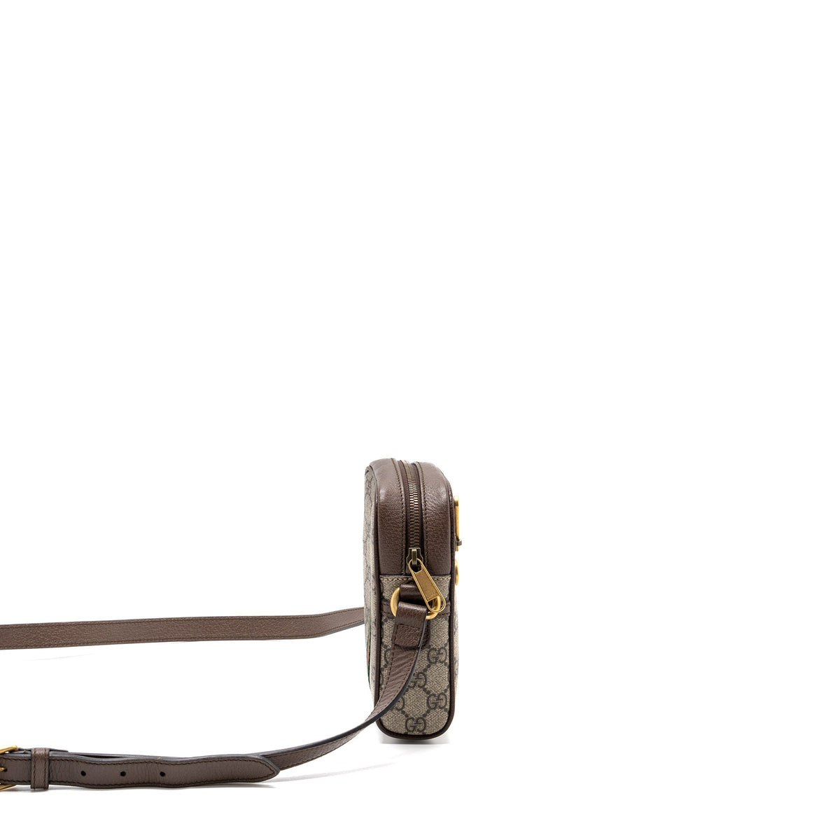 GUCCI OPHIDIA GG SHOULDER BAG CANVAS/ LEATHER MULTICOLOUR GHW