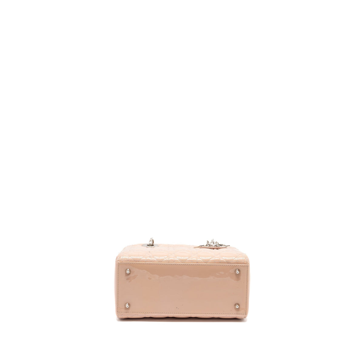 DIOR MEDIUM LADY DIOR PATENT PINK SHW