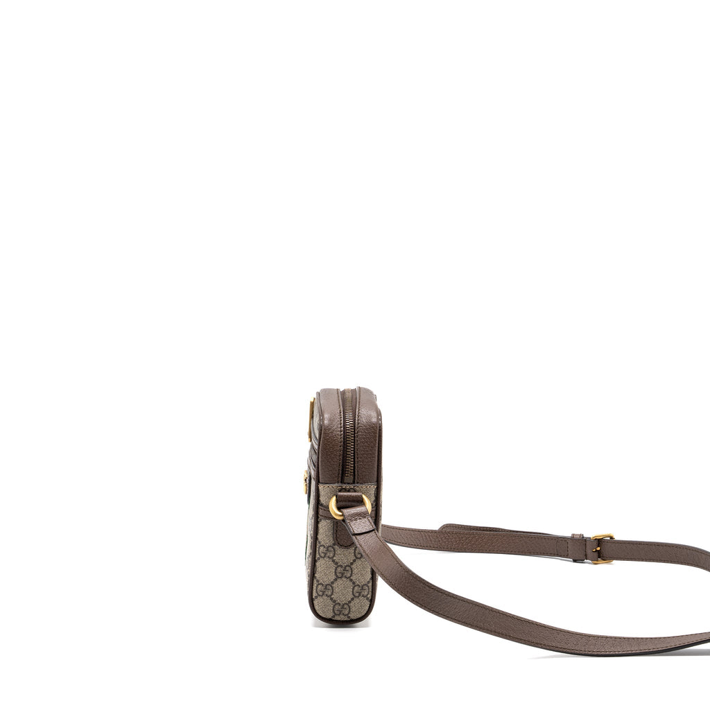 GUCCI OPHIDIA GG SHOULDER BAG CANVAS/ LEATHER MULTICOLOUR GHW