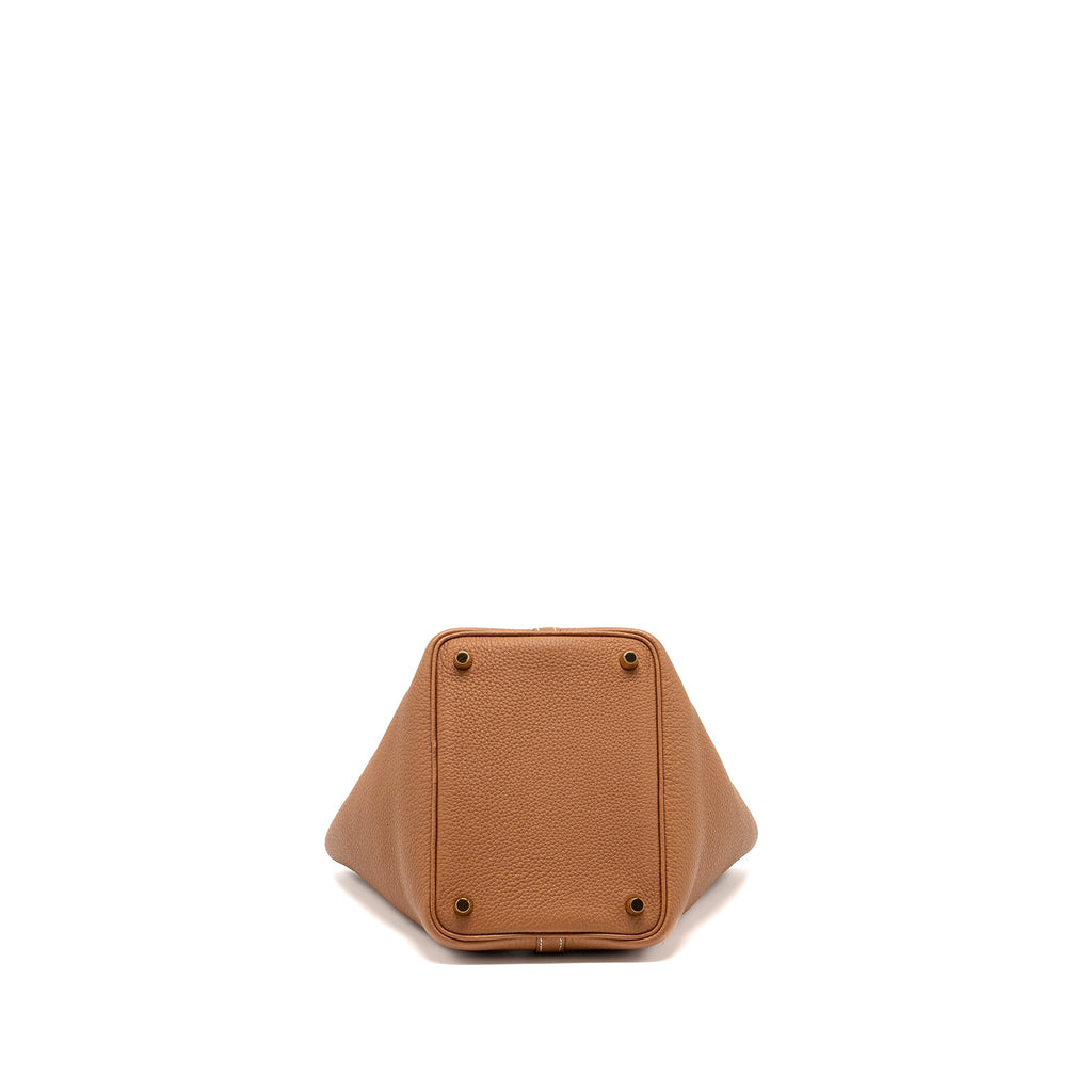 Hermes Picotin 18 Lock Bag Taurillon Maurice Gold GHW