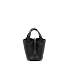 HERMES PICOTIN 18 LOCK BAG CLEMENCE BLACK SHW