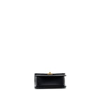 CHANEL 24C GOLD CRUSH MINI FLAP BAG CALFSKIN BLACK GHW (MICROCHIP)