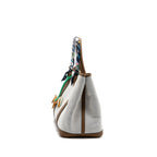 HERMES GARDEN PARTY 36 NEGONDA/CANVAS ECRU/ALEZAN/BLUE BILL SHW