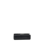 CHANEL MEDIUM CLASSIC DOUBLE FLAP BAG CAVIAR BLACK SHW (MICROCHIP)