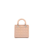 DIOR MEDIUM LADY DIOR PATENT PINK SHW