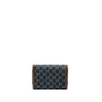 GUCCI DIONYSUS CHAIN WALLET GG SUPREME DENIM/LEATHER MULTICOLOUR HARDWARE