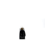 CHANEL 24C GOLD CRUSH MINI FLAP BAG CALFSKIN BLACK GHW (MICROCHIP)
