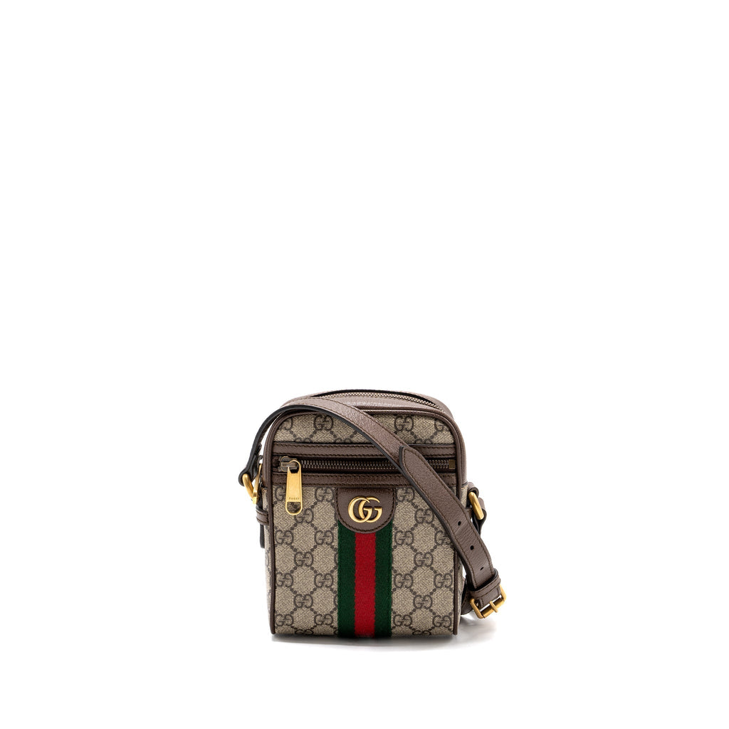GUCCI OPHIDIA GG SHOULDER BAG CANVAS/ LEATHER MULTICOLOUR GHW