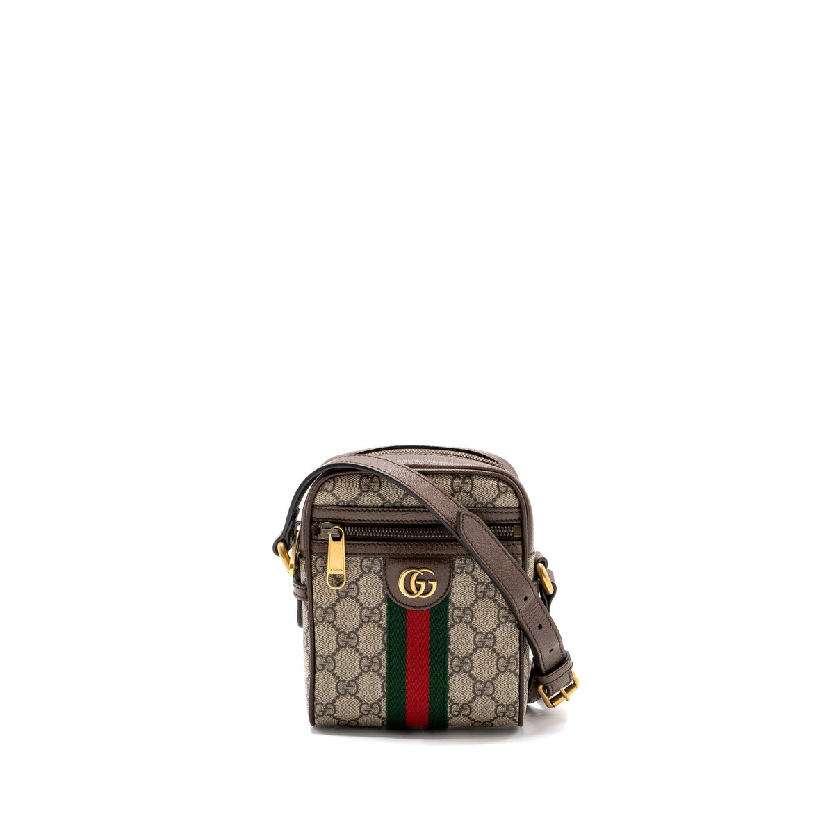 GUCCI OPHIDIA GG SHOULDER BAG CANVAS/ LEATHER MULTICOLOUR GHW