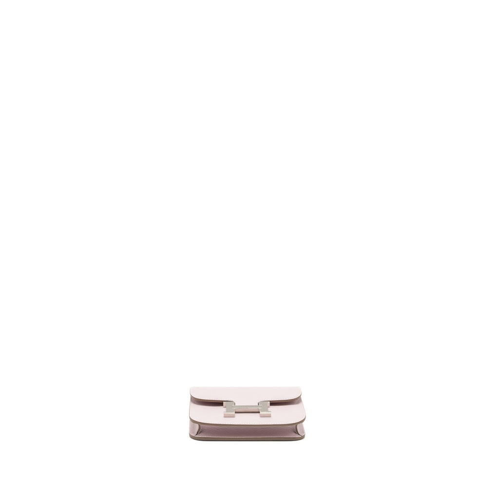 Hermes Constance Slim evercolor mauve pale SHW