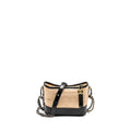 CHANEL SMALL GABRIELLE HOBO BAG AGED CALFSKIN BEIGE/BLACK MULTICOLOUR HARDWARE
