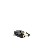 DIOR MINI SADDLE BAG CALFSKIN BLACK GHW