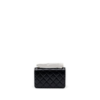 CHANEL 24C GOLD CRUSH MINI FLAP BAG CALFSKIN BLACK GHW (MICROCHIP)