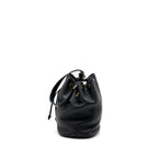 PRADA SECCHIELLO BUCKET BAG GRAINED CALFSKIN BLACK GHW
