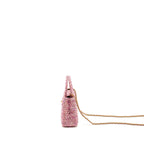 CHANEL 24P MINI KELLY/SHOPPING TOTE TWEED PINK/MULTICOLOUR GHW (MICROCHIP)