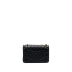 CHANEL SMALL CLASSIC DOUBLE FLAP BAG CAVIAR BLACK GHW