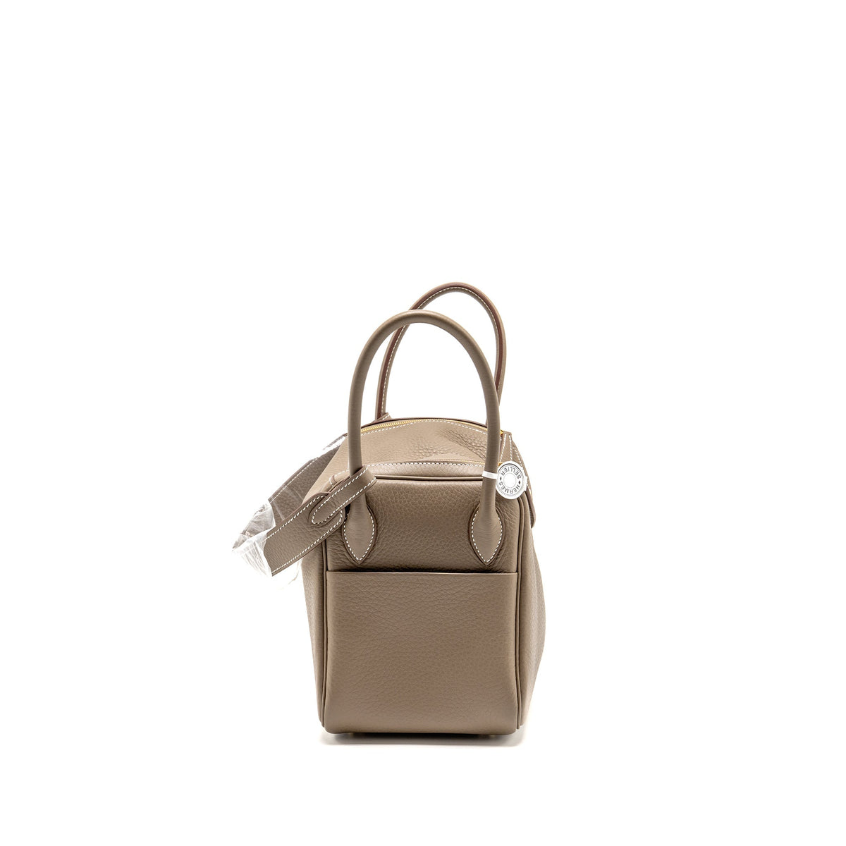 HERMES Lindy 26 Clemence Etoupe GHW