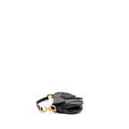 DIOR MINI SADDLE BAG CALFSKIN BLACK GHW