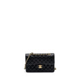 CHANEL SMALL CLASSIC DOUBLE FLAP BAG CAVIAR BLACK GHW
