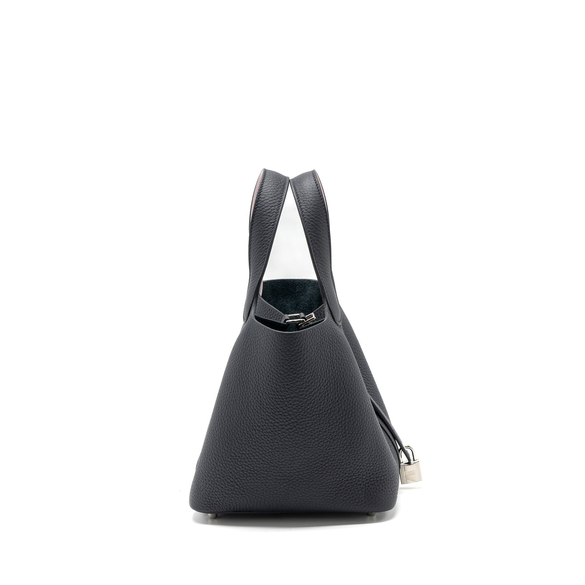 Hermes Picotin 18 Lock Bag Clemence Caban/Mauve Pale SHW