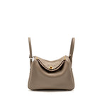 HERMES Lindy 26 Clemence Etoupe GHW