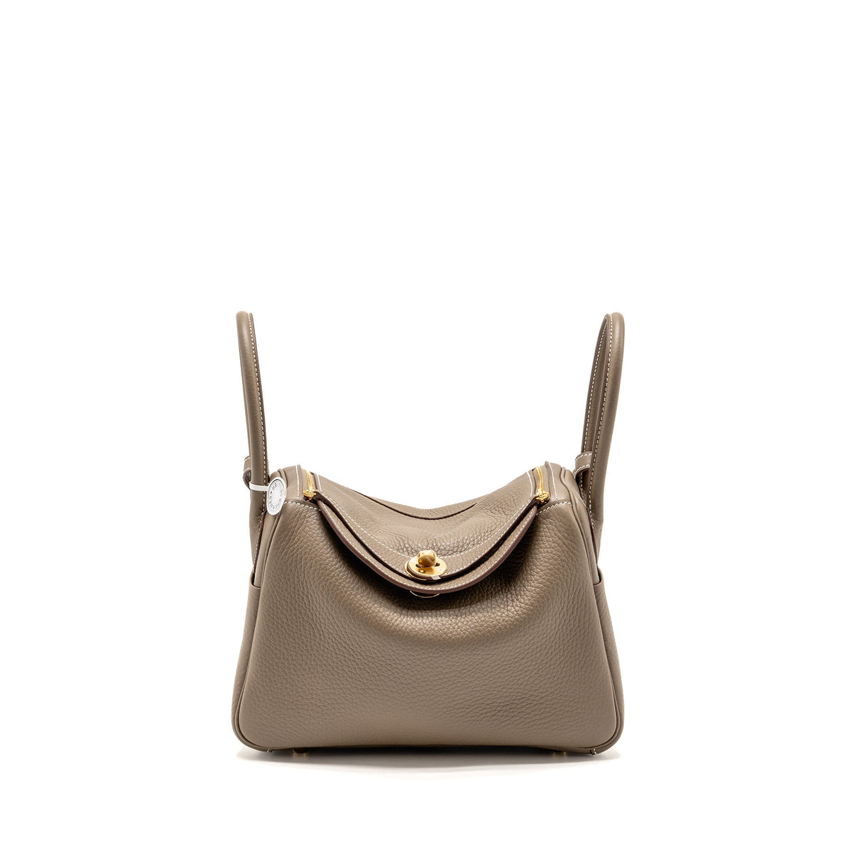 HERMES Lindy 26 Clemence Etoupe GHW