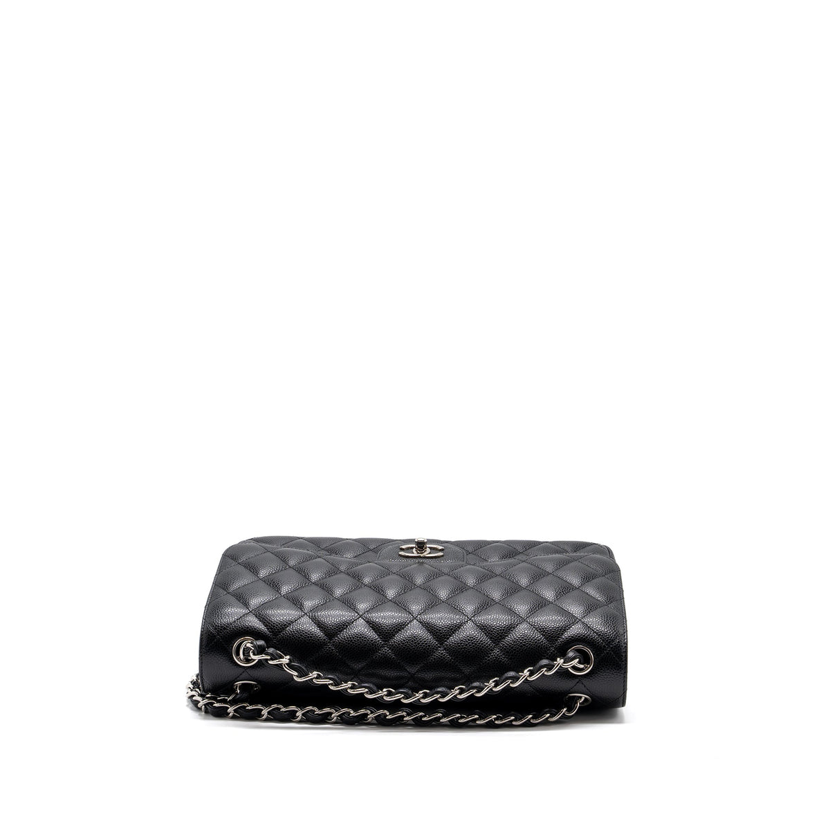 CHANEL JUMBO CLASSIC DOUBLE FLAP CAVIAR BLACK SHW