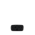 CHANEL QUILTED HOBO CAVIAR BLACK GHW (MICROCHIP)