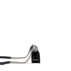 CHANEL SMALL BOY BAG PATENT BLACK MULTICOLOUR HARDWARE