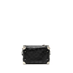 LOUIS VUITTON SIDE TRUNK MONOGRAM DEBOSSED CALFSKIN BLACK SHW