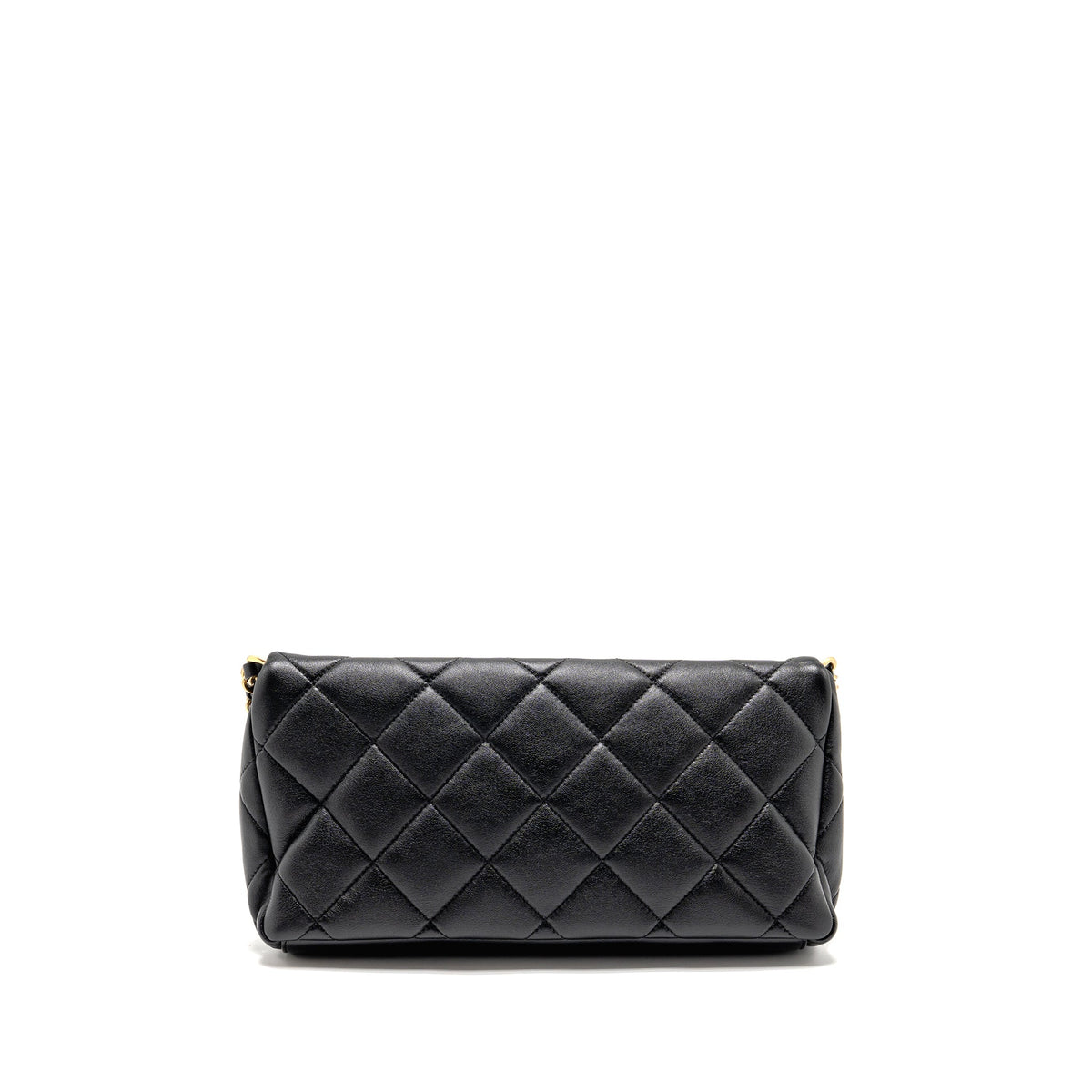 CHANEL LARGE HOBO BAG LAMBSKIN BLACK GHW (MICROCHIP)