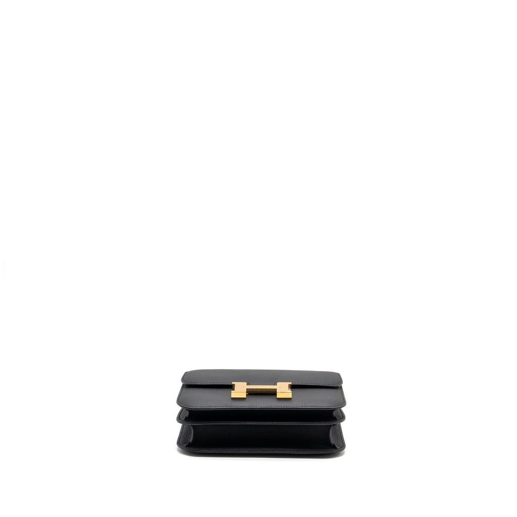 Hermes Mini Constance Epsom Black GHW