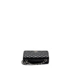 CHANEL MINI RECTANGULAR FLAP BAG LAMBSKIN BLACK SHW (MICROCHIP)