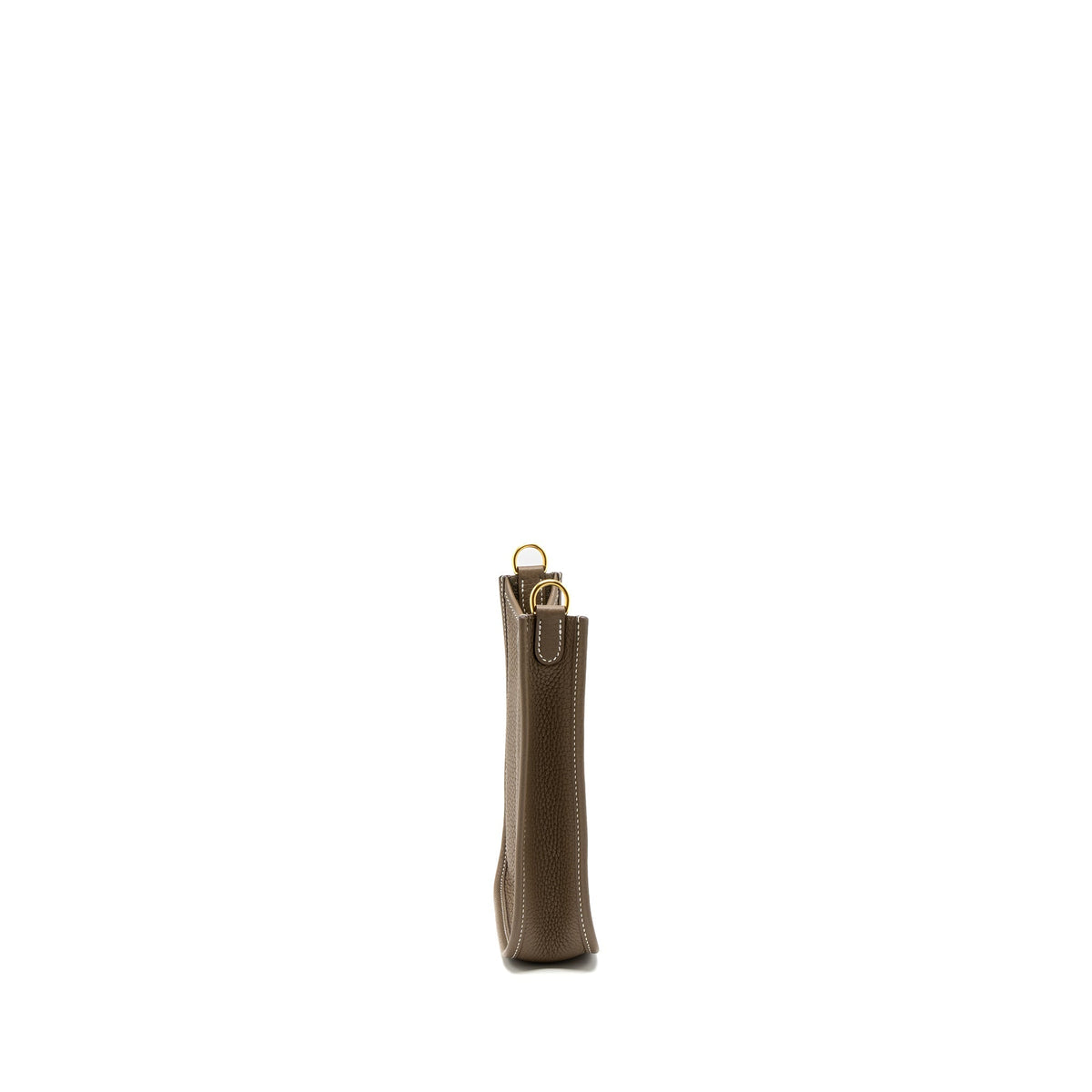 Hermes Mini Evelyne Clemence Etoupe GHW
