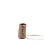 GUCCI GG MARMONT MINI BUCKET BAG BEIGE GHW