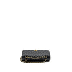 CHANEL MEDIUM CLASSIC DOUBLE FLAP BAG CAVIAR BLACK GHW (MICROCHIP)