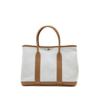 HERMES GARDEN PARTY 36 NEGONDA/CANVAS ECRU/ALEZAN/BLUE BILL SHW