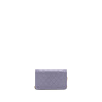 CHANEL BOY WALLET ON CHAIN CAVIAR LIALIC / LIGHT PURPLE LGHW (MICROCHIP)