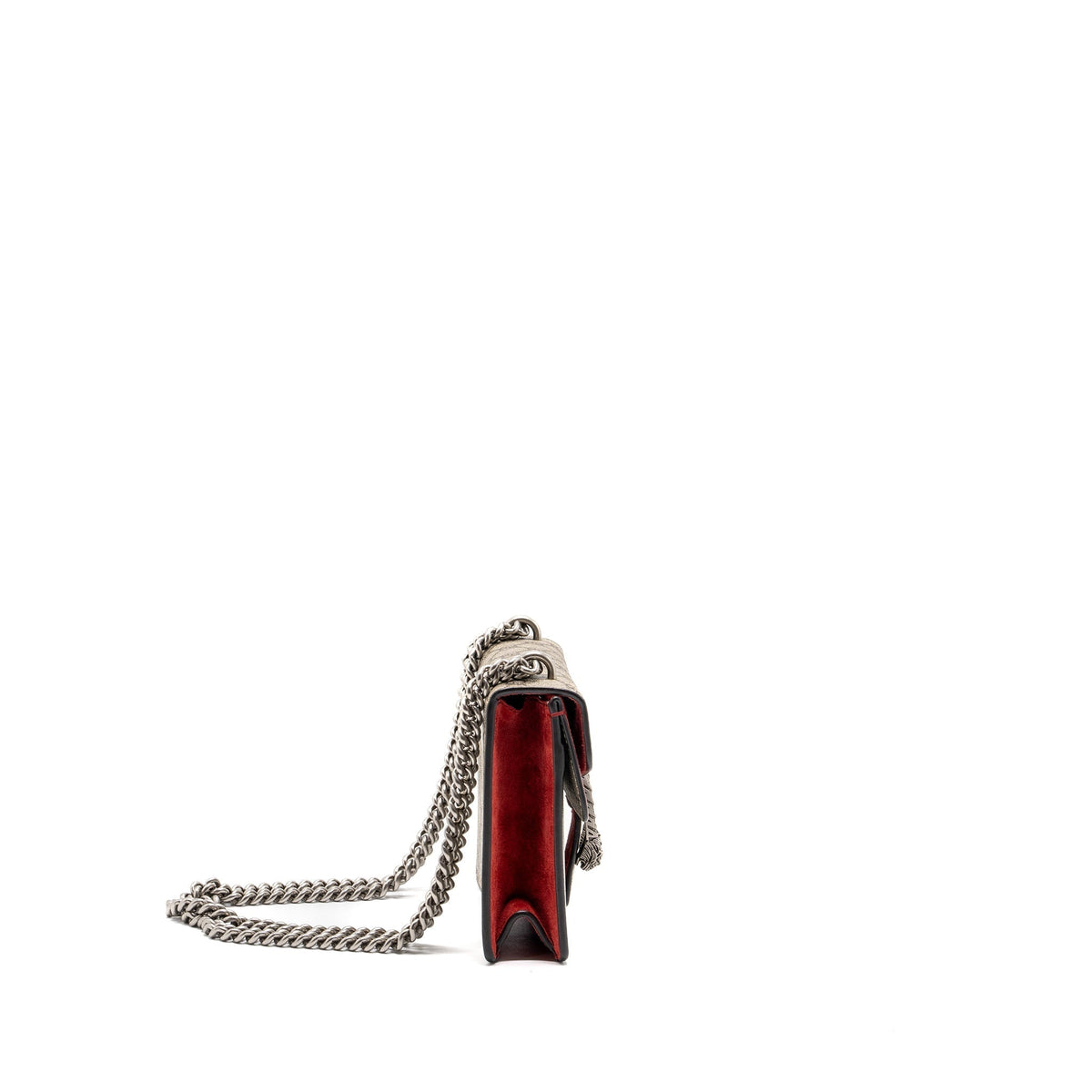 GUCCI DIONYSUS GG SUPREME MINI BAG RED SHW