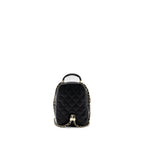 CHANEL 24C MINI BACKPACK / CROSSBODY BAG CAVIAR BLACK LGHW (MICROCHIP)