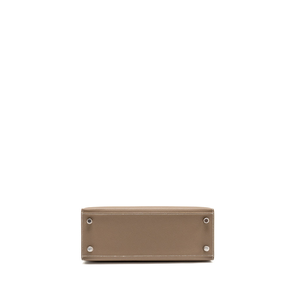 Hermes Kelly 25 Epsom Etoupe SHW