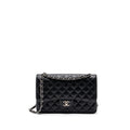CHANEL JUMBO CLASSIC DOUBLE FLAP CAVIAR BLACK SHW